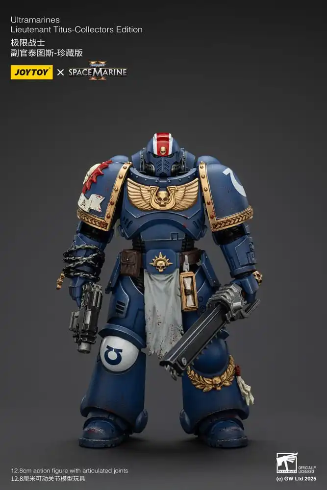 Warhammer 40 000: Space Marine 2 Action Figure Ultramarines Lieutenant Titus Collectors Edition 13 cm